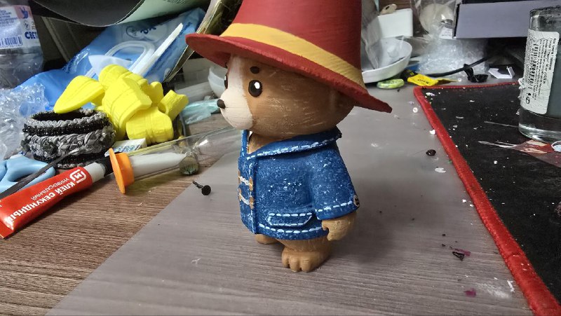 Медвежонок Паддингтон (Paddington Bear). Выполнен на заказ.