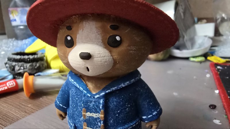 Медвежонок Паддингтон (Paddington Bear). Выполнен на заказ.